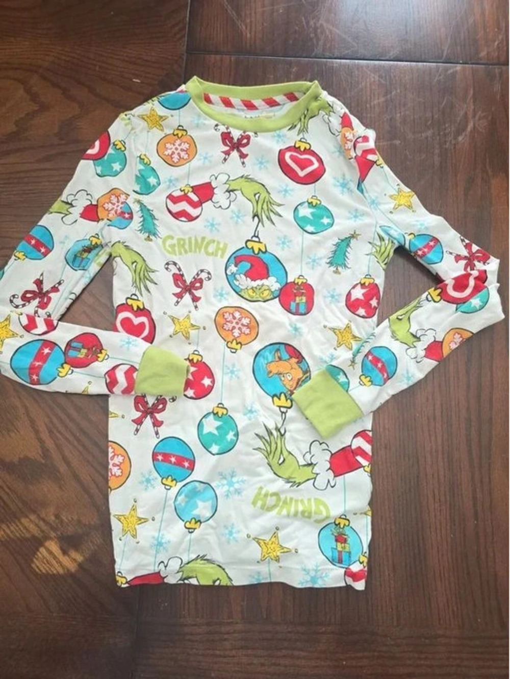 Grinch pajama set size 10